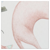 Pastell Tone Cats Muster Stoff (Nahaufnahme)