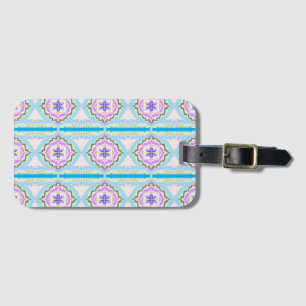 Pastell-Traum Boho-Geometrisches Kaleidoskop Gepäckanhänger