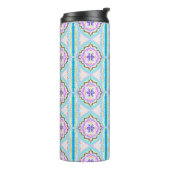 Pastell-Traum Boho-Geometrisches Kaleidoskop Thermosbecher (Nach links gedreht)
