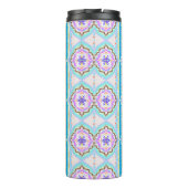 Pastell-Traum Boho-Geometrisches Kaleidoskop Thermosbecher (Rückseite)
