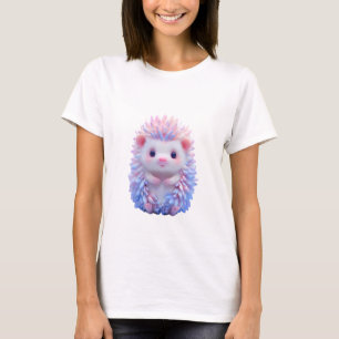 Pastell-Traum-Fantasie-Igel Rosa Blau Frauen T-Shirt