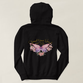 Pastell-Traum-Schmetterling-Fleece-Ästhetik-Blumen Hoodie
