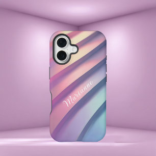Pastell Treppen Personalisiert iPhone 16 Hülle