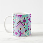 Pastell-Tribal-Geometrie Kaffeetasse (Links)