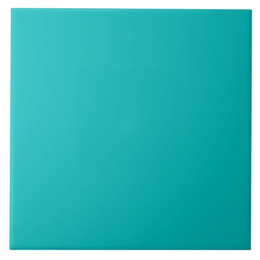 Pastell-Türkis Fliese (Vorderseite)