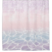 Pastell-Unterwasser-Pool-Glamour 1 Duschvorhang (Vorderseite)