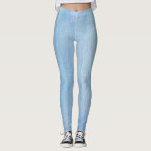 Pastell Vertical Watercolor Abstrakt Leggings (Vorderseite)