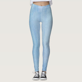 Pastell Vertical Watercolor Abstrakt Leggings