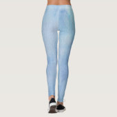 Pastell Vertical Watercolor Abstrakt Leggings (Rückseite)