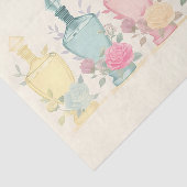 Pastell Vintag Glass Parfümflaschen AE8 Decoupage Seidenpapier (Ausschnitt)