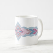 Pastell-Volksmuster-Kaffeetasse Kaffeetasse (VorderseiteRechts)