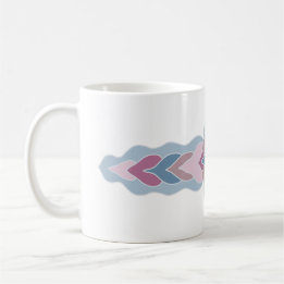 Pastell-Volksmuster-Kaffeetasse Kaffeetasse