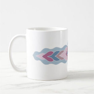 Pastell-Volksmuster-Kaffeetasse Kaffeetasse