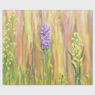 Pastell-Waldwildblumen Geschenkpapier