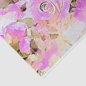 Pastell Watercolor Blumenstrauß Bouquet Seidenpapier (Ausschnitt)