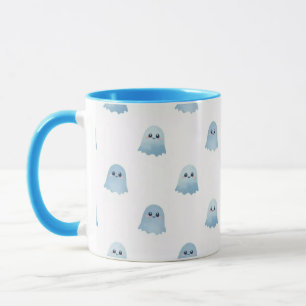 Pastell-Watercolor-Boo-Geist-Kombitasse Tasse