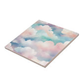 Pastell Watercolor Cloudscape Pattern Fliese (Seite)