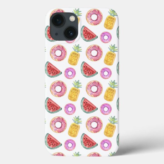 Pastell Watercolor Pool Float Muster Case-Mate iPhone Hülle (Rückseite)