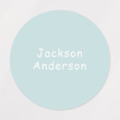 Pastell Waterproof Kids Kleidung Etiketten (Design 1)