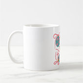Pastell-Weihnachts-Schmuck-Tasse Kaffeetasse (Links)