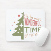 Pastell-Weihnachtsbaum Mousepad (Mit Mouse)