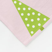 Pastell-Weihnachtsbäume-Fleece-Decke Fleecedecke (Ecke)