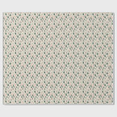 Pastell-Weihnachtsbäume-Wrap-Papier Geschenkpapier (Flach)