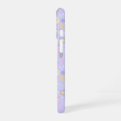 Pastell-Weihnachtsmuster iPhone 16 Hülle (Linke Seite)