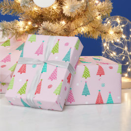 Pastell-Weihnachtspapier Geschenkpapier