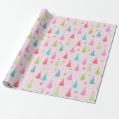 Pastell-Weihnachtspapier Geschenkpapier (Ungerollt)