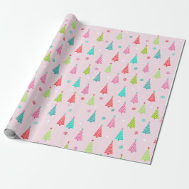 Pastell-Weihnachtspapier Geschenkpapier