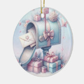 Pastell Weihnachtsschmuck Mailbox und Geschenke 4 (Links)