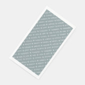 Pastell-Wellness-Center und Wellness-Typografie-Mu Serviette (Ecke)