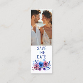 Pastell Whispers Meadow Lesezeichen Save the Date  Telefonnummerkarte