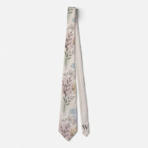 Pastell-Wildblumen-Collage – Chic florale Geometri