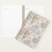 Pastell-Wildblumen-Collage – Chic florales Geometr Planer (Anzeige)