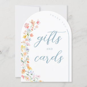 Pastell-Wildblumen-Hochzeitskarten & Geschenke Sch Einladung