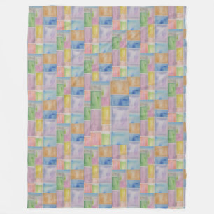 Pastell wirbeln große, festgestellte Glaswirkung Fleecedecke