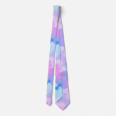 Pastell-Wolken-Tarnmuster Krawatte (Rückseite)