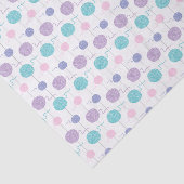 Pastell-Yarn-Ball-String-Muster Seidenpapier (Ausschnitt)