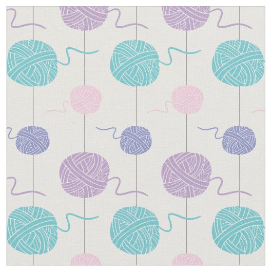 Pastell-Yarn-Ball-String-Muster Stoff (Nahaufnahme)