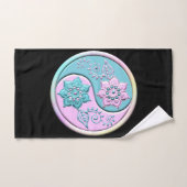 Pastell Yin Yang Badhandtuch Set (Handtuch)