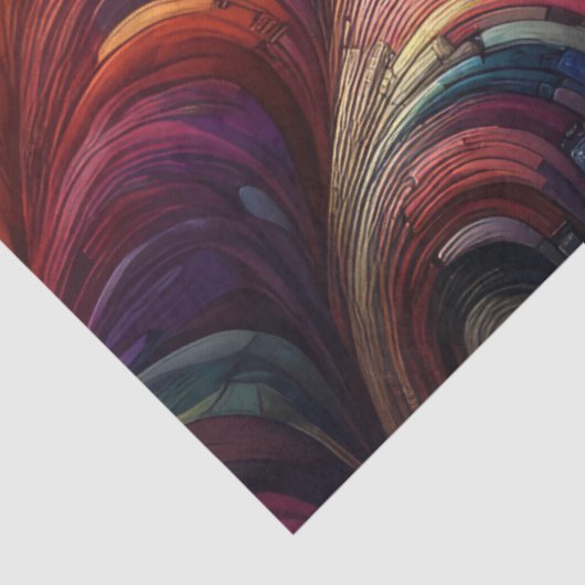 Pastell Zeichnend Abstrakt Bio Bubbly farbig Seidenpapier (Ausschnitt)