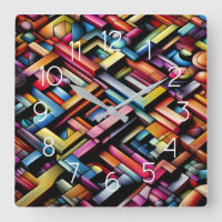 Pastell Zeichnend Abstrakt dimensionale Geometrie