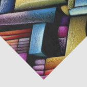 Pastell Zeichnend Abstrakt dimensionale Geometrie Seidenpapier (Ausschnitt)