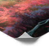 Pastell Zeichnend Elch in der Natur Poster (Ecke)