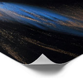 Pastell Zeichnend handsome man Blue Eyes Beard II Poster (Ecke)