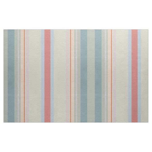 Pastell zeichnet Aqua-Koralle Stoff (Fat Quarter (45,7 x 55,9 cm))