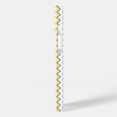 Pastell Zickzack mit Monogram von Shirley Taylor Case-Mate iPhone Hülle (Rückseite / Links)