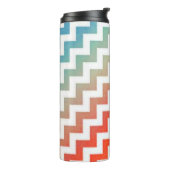 Pastell Zickzack Thermotumbler Thermosbecher (Nach links gedreht)